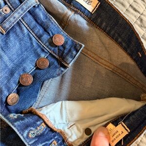 Madewell 9” high rise skinny jeans size 25